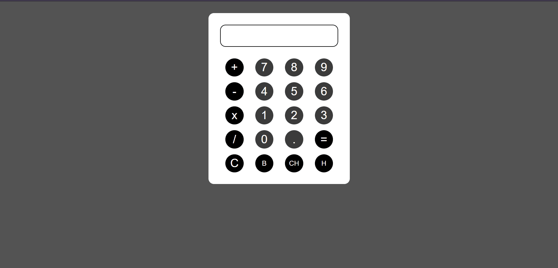 Project: Calculator