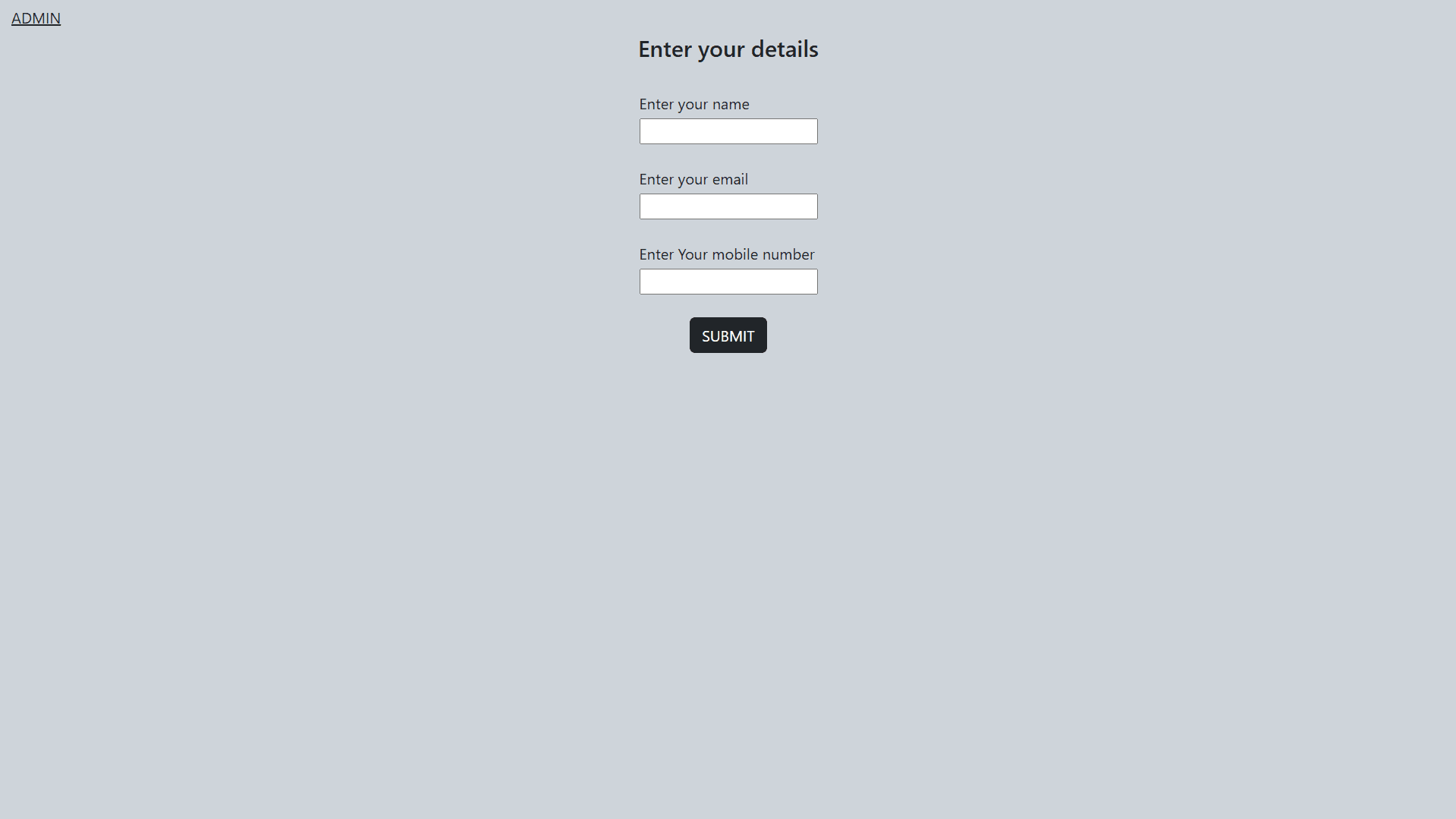Project: User Management System